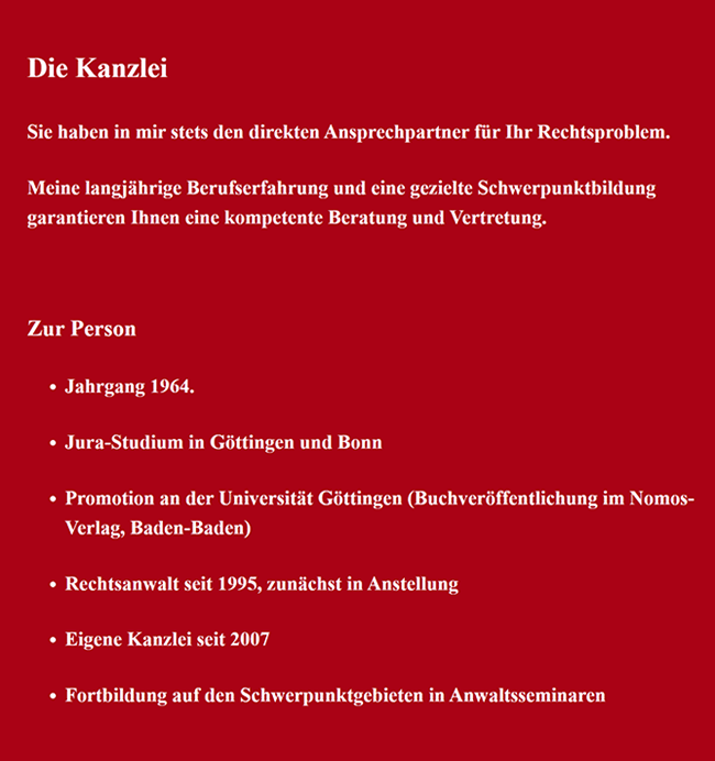 Kanzlei für Celle