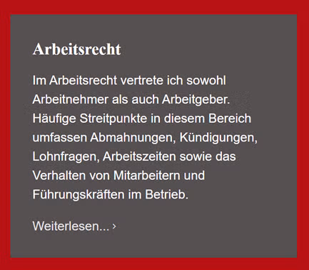 Arbeitsrecht Anwalt bei Balge
