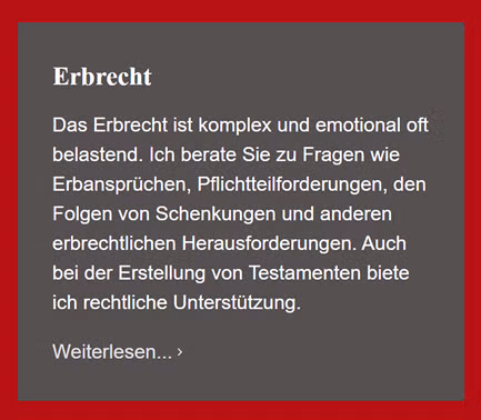Erbrecht Rechtsanwalt