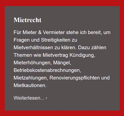 Mietrecht Anwalt